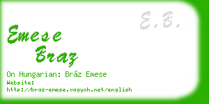 emese braz business card